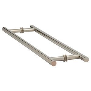 Polished Nickel 18" Back to Back Ladder Pull Towel Bar