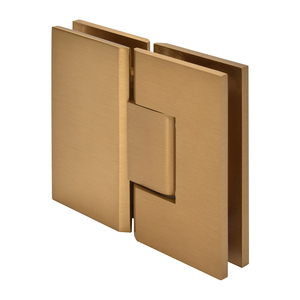 CRL Modern Gold Vienna 180 Series Glass-to-Glass Hinge