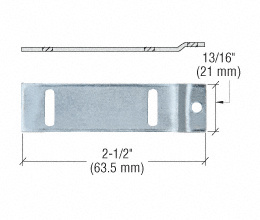 CRL 487 OfficeFront™ Wide Offset Clips