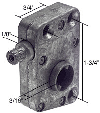 CRL Left Hand Window Slant Sill Operator 1-3/4" Screw Holes