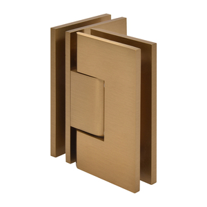 CRL Modern Gold Vienna 092 Series 90 Degree Glass-to-Glass Hinge