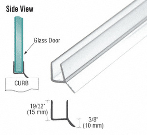 CRL Dual Durometer PVC Seal and Wipe for 1/2" Glass