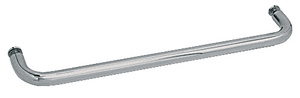 CRL série BM, Porte-serviettes simple sans rondelles métalliques, 762 mm (30 po), nickel brossé