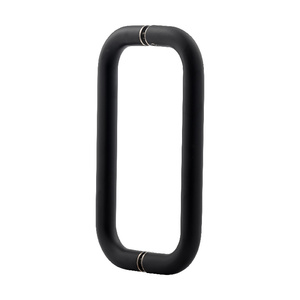 Matte Black 8" Standard Tubular Back to Back Handles
