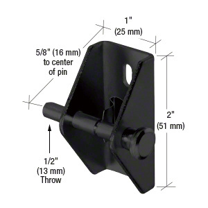 CRL Black "Push-Pull" Door and Window Lock - Bulk (10) Pack