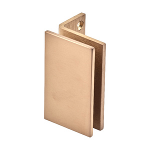 Brushed Bronze Wall Mount Designer Series Glass Clamp