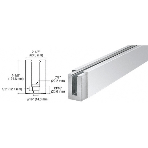 4-1/8 in. Mortise Polished Stainless Steel Surface Mounted Hinge 4-1/8 in. Mortise Polished Stainless Steel Surface Mounted Hinge