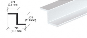 CRL Brite Anodized Z-Bar Aluminum Channel