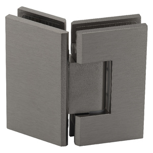 Brushed Nickel 135° Glass-to-Glass Adjustable Maxum Series Hinge
