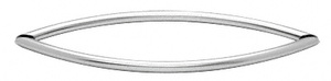 CRL Polished Chrome 18" Crescent Style Back-to-Back Towel Bars