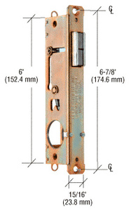 CRL Straight Throw Deadlock for 1-1/8" Backset