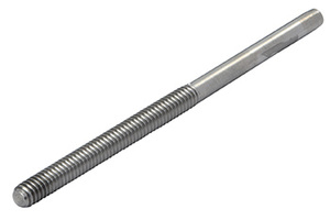 CRL Mill 316 Stainless Steel 4-1/2" Long Threaded Terminal for 1/8" Cable