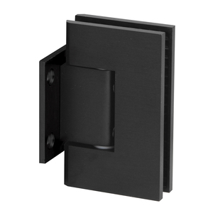 Matte Black Wall Mount with Short Plate Americana Series Hinge