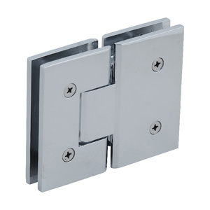 CRL Polished Chrome Victoria 180 Degree Glass-to-Glass Series Hinge