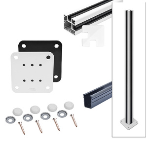 CRL Sky White 1100 Series 90 Degree Post Kit