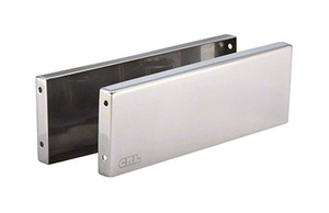 CRL Polished Stainless Steel Cladding for Oil Dynamic Patch Fitting Door Hinge