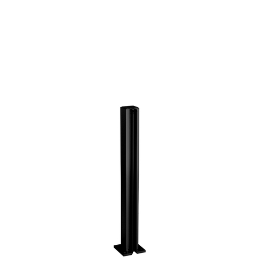 CRL Matte Black 12" End Design Series Partition Post