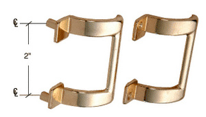 CRL Brass 2" Shower Door Pull Handle
