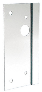 CRL Polished Stainless 4" x 10" Left Hand Center Lock Latch Guard
