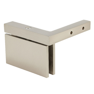 CRL Brushed Nickel Senior Cardiff Wall Mount Offset Back Plate Hinge