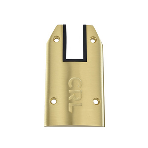 CRL DRX™ 4" Satin Brass Tapered End Cap with Filler