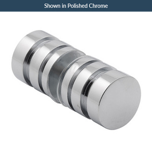 Brushed Nickel Contemporary Series Knobs Back-to-Back Set