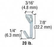 CRL 100 Pound Picture Hangers - Bulk (100) Pack 47980