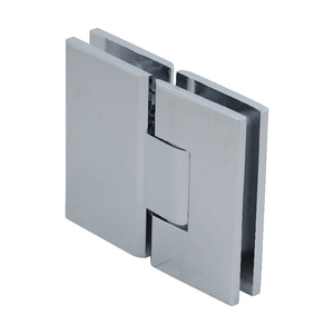 CRL Polished Chrome Victoria 180 Degree Glass-to-Glass Series Hinge