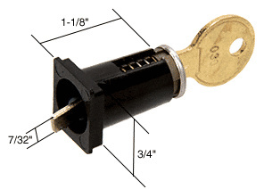 CRL 1-1/8" Cylinder Lock for Wright Products