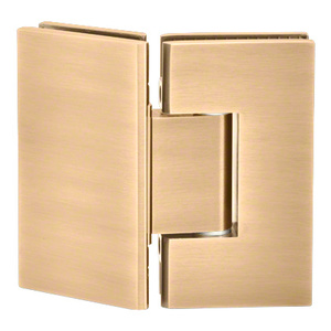 Satin Brass 135° Glass-to-Glass Adjustable Maxum Series Hinge