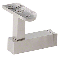 CRL Brushed Stainless Shore Series Post Mounted Hand Rail Bracket