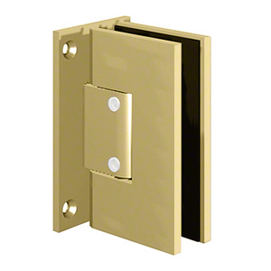 CRL CLEAR SPACE™ Polished Brass Replacement Wall Mount Hinge