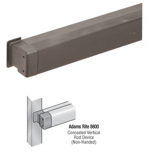 CRL-U.S. Aluminum Dark Bronze Anodized Panic Concealed Vertical Rod Adams Rite® 8600 Only 36"