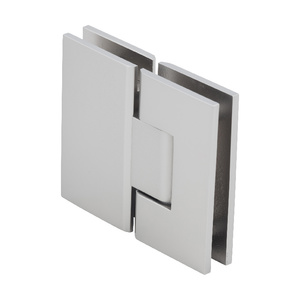 CRL Satin Nickel Vienna 180 Series Glass-to-Glass Hinge