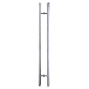 Polished Stainless Steel (H) Style Back To Back Handle 60" CTC/72" Overall