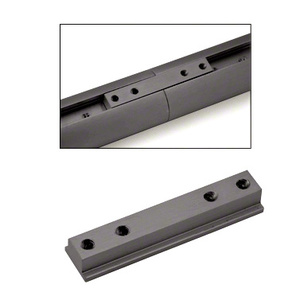 CRL-Blumcraft® Dark Bronze 180º Splice Plate for Blumcraft Hand Rails