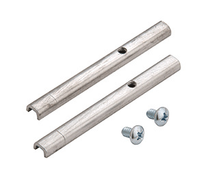 CRL Stainless Steel Pivot Bar - 2 Pack With Screws