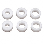 CRL White Bushing Spacer Pack - 6/Pk