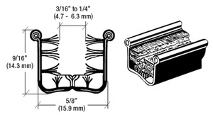 CRL Y528 Flexible Universal Channel for 1948-1967 Vehicles - 72" Length