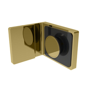 CRL Satin Brass Lugano Series Wall Mount Bracket