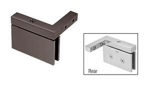 CRL Oil Rubbed Bronze Senior Cardiff Wall Mount Offset Back Plate Hinge