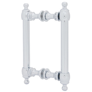 CRL Polished Chrome 6" Colonial Style Back-to-Back Pull Handles