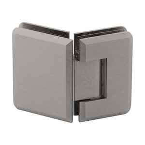 Brushed Nickel 135º Glass to Glass Premier Series Hinge