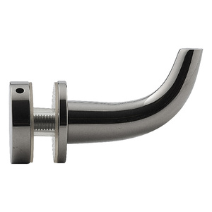 Polished Nickel Through-Glass Robe Hook