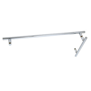 CRL Chrome 8" x 24" LTB Combo Ladder Style Pull and Towel Bar