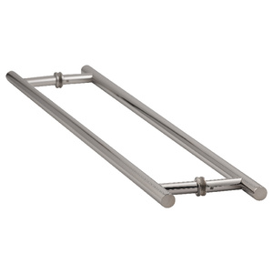 Polished Stainless Steel 24" Back to Back Ladder Pull Towel Bar