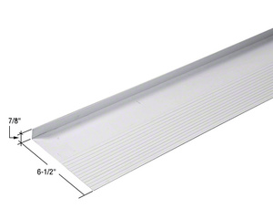 CRL 6.5" White Adjustable Vinyl Sill Pan - 108" Length