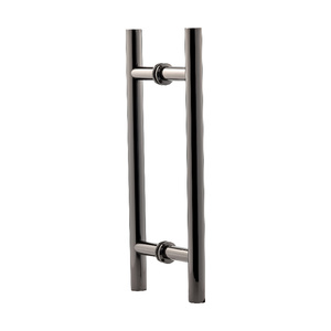 Gun Metal 8" Ladder Pull Back to Back Handles