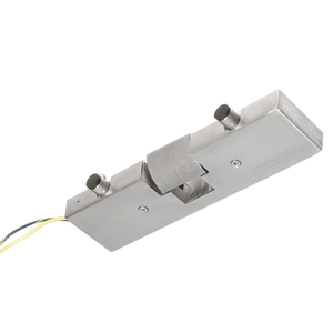 CRL Brushed Stainless Electric Strike Keeper for Single Doors with Full Top Rail- Fail Secure
