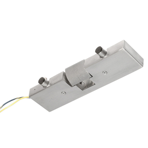 CRL Brushed Stainless Electric Strike Keeper for Single Patch Fitting Doors with Top Patch Rail